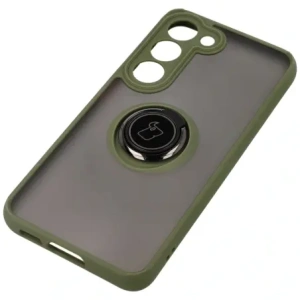 Kup Bizon Case Hybrid Ring Samsung Galaxy S23 rauchig mit einem grünen Rahmen - BIZ7844 - {ean13} - Sklep Home Screen