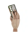 Buy Bizon Case Hybrid Ring Samsung Galaxy S23 smoky with a green frame - BIZ7844 - {ean13} - Home Screen Store Europe