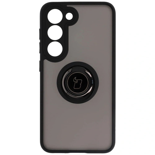 Kup Bizon Case Hybrid Ring Samsung Galaxy S23 rauchig mit einem schwarzen Rahmen - BIZ1679 - {ean13} - Sklep Home Screen