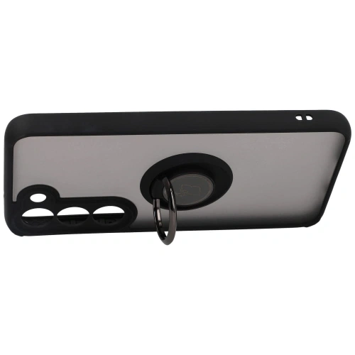 Buy Bizon Case Hybrid Ring Samsung Galaxy S23 smoky with a black frame - BIZ1679 - {ean13} - Home Screen Store Europe
