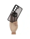Kup Bizon Case Hybrid Ring Samsung Galaxy S23 fumuriu cu un cadru negru - BIZ1679 - {ean13} - Sklep Home Screen