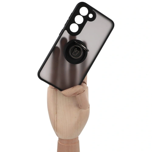 Kup Bizon Case Hybrid Ring Samsung Galaxy S23 rauchig mit einem schwarzen Rahmen - BIZ1679 - {ean13} - Sklep Home Screen