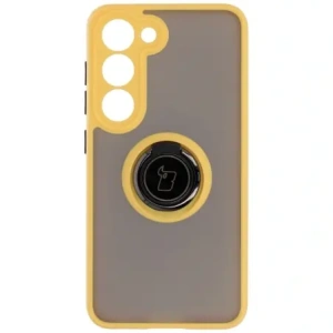 Kup Bizon Case Hybrid Ring Samsung Galaxy S23 rauchig mit einem gelben Rahmen - BIZ7845 - {ean13} - Sklep Home Screen