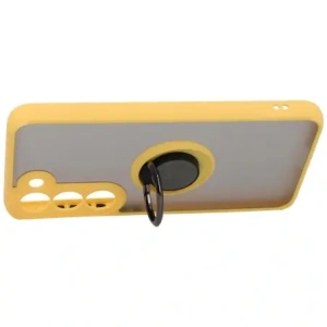 Kup Bizon Case Hybrid Ring Samsung Galaxy S23 rauchig mit einem gelben Rahmen - BIZ7845 - {ean13} - Sklep Home Screen