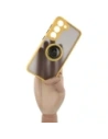 Kup Bizon Case Hybrid Ring Samsung Galaxy S23 fumuriu cu un cadru galben - BIZ7845 - {ean13} - Sklep Home Screen