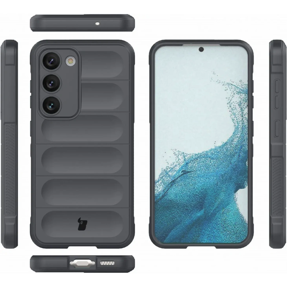 Pancerne etui Bizon Case Tur do Samsung Galaxy S23 szare
