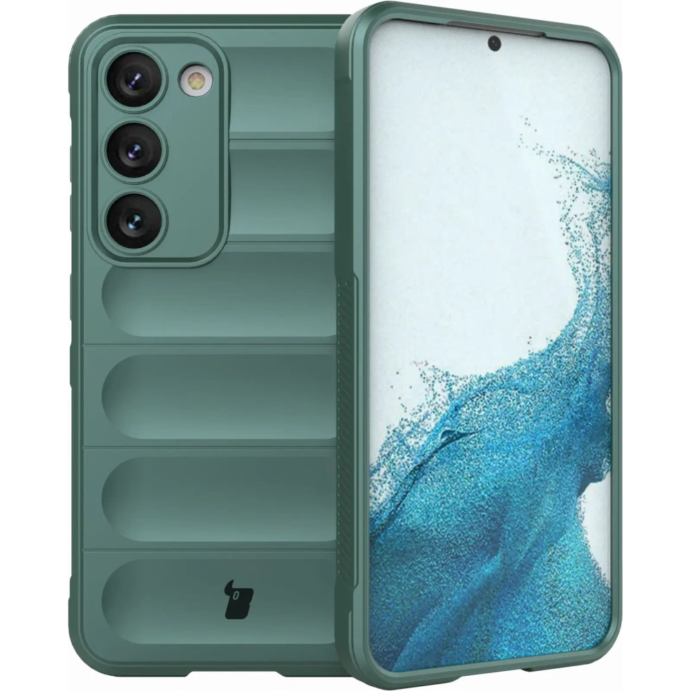 Pancerne etui Bizon Case Tur do Samsung Galaxy S23 ciemnozielone