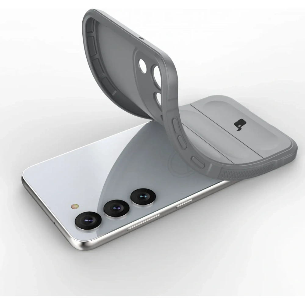 Pancerne etui Bizon Case Tur do Samsung Galaxy S23 jasnoszare