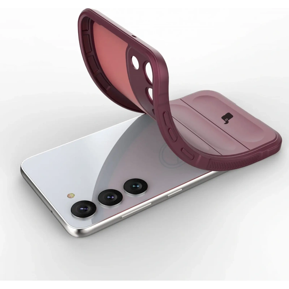 Pancerne etui Bizon Case Tur do Samsung Galaxy S23 ciemnofioletowe