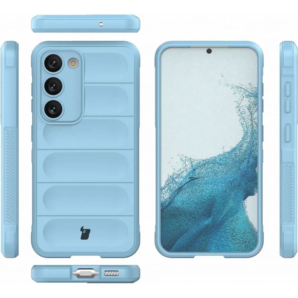 Pancerne etui Bizon Case Tur do Samsung Galaxy S23 jasnoniebieskie