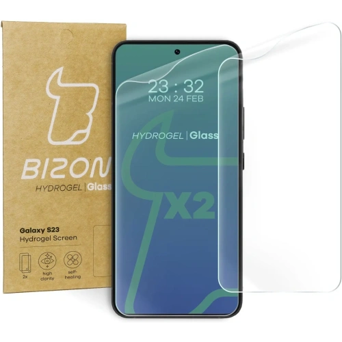 Kup Bizon Glass Hydrogel Samsung Galaxy S23 [2 PACK] - BIZ1688 - {ean13} - Sklep Home Screen