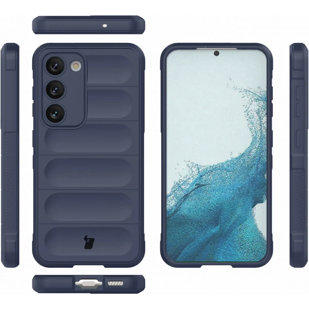 Pancerne etui Bizon Case Tur do Samsung Galaxy S23 granatowe