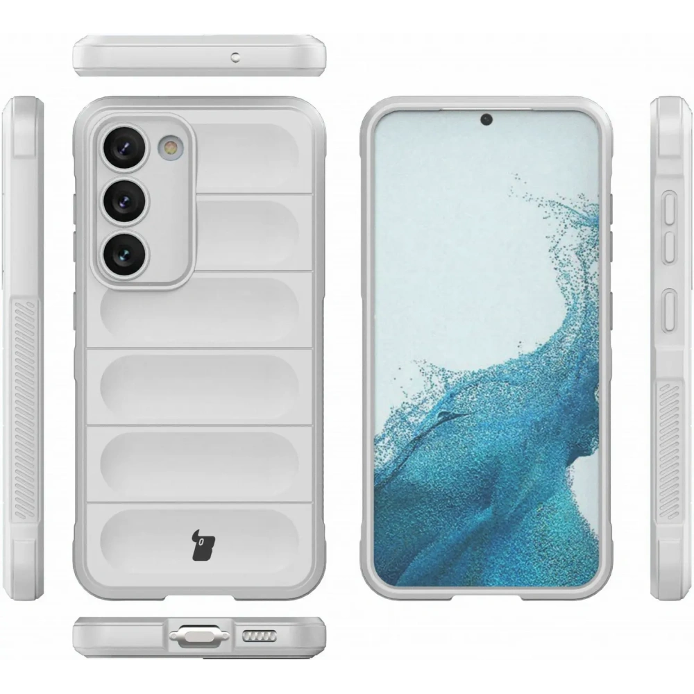 Pancerne etui Bizon Case Tur do Samsung Galaxy S23 białe
