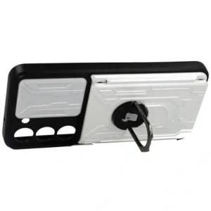 Buy Bizon Case Camshield Card Slot Ring Samsung Galaxy S23 white - BIZ7853 - {ean13} - Home Screen Store Europe