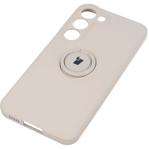 Kup Bizon Case Silikonring Sq für Samsung Galaxy S23 beige - BIZ7854 - {ean13} - Sklep Home Screen