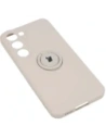 Kup Bizon Case Silicone Gyűrű Sq do Samsung Galaxy S23 bézs - BIZ7854 - {ean13} - Sklep Home Screen