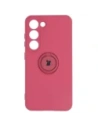 Bizon Case Szilikon Gyűrű Sq do Samsung Galaxy S23 piszkos rózsaszín