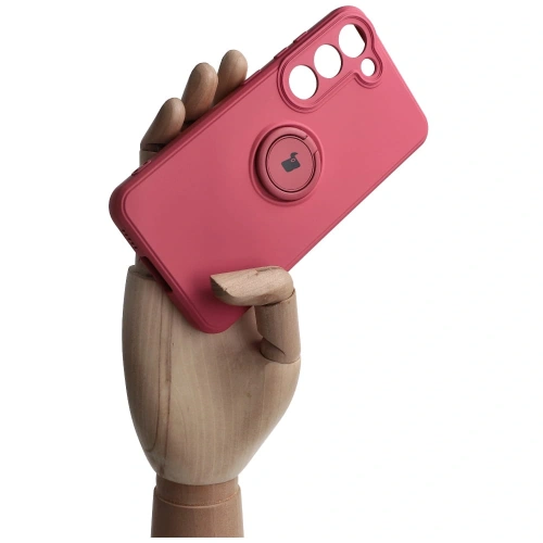 Kup Bizon Case Szilikon Gyűrű Sq do Samsung Galaxy S23 piszkos rózsaszín - BIZ7855 - {ean13} - Sklep Home Screen