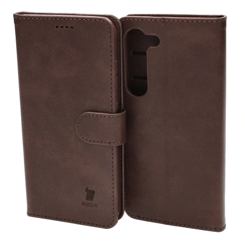 Kup Bizon Case Wallet Samsung Galaxy S23 dunkelbraun - BIZ7857 - {ean13} - Sklep Home Screen