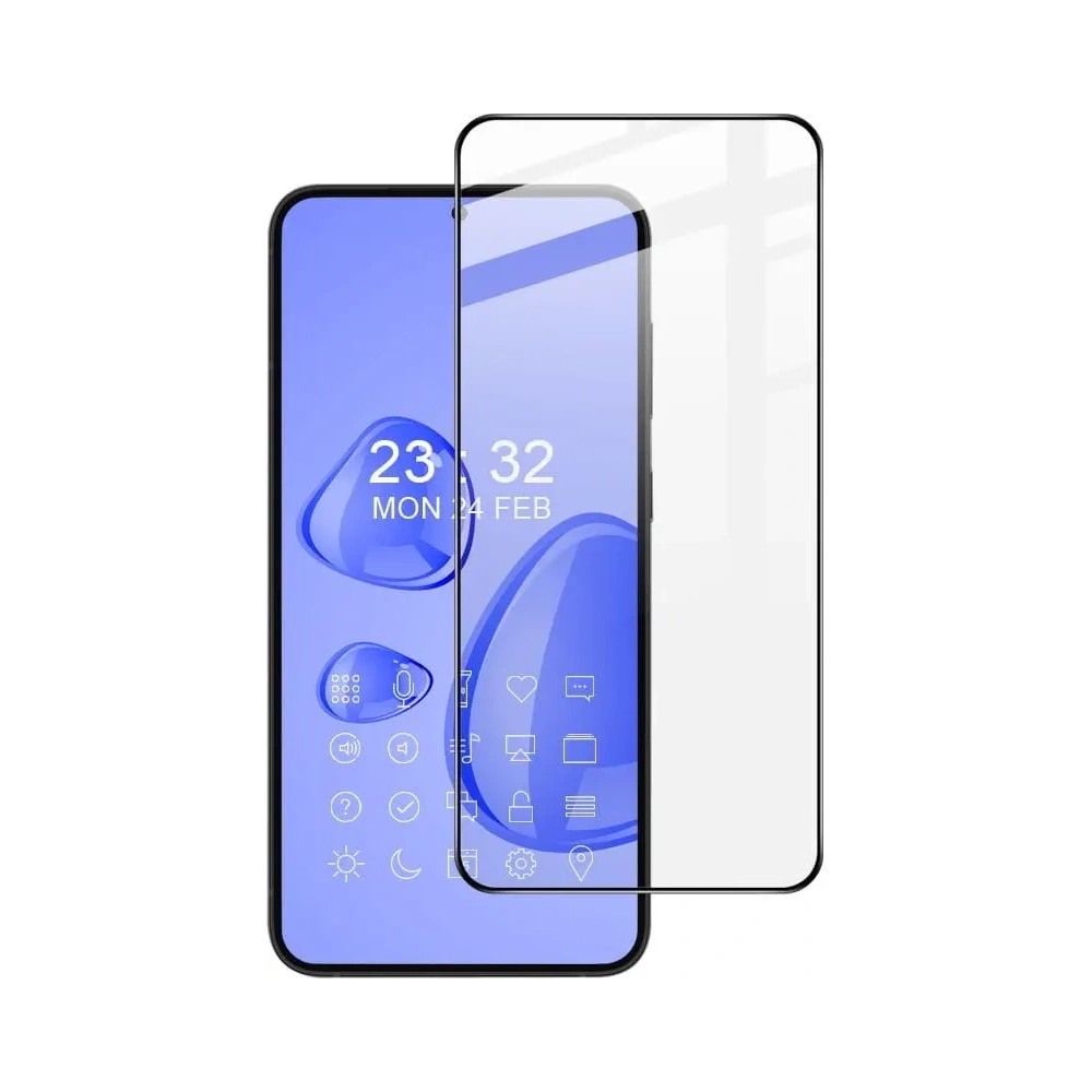 Szkło hartowane Bizon Glass Edge 2 do Samsung Galaxy S23 czarne