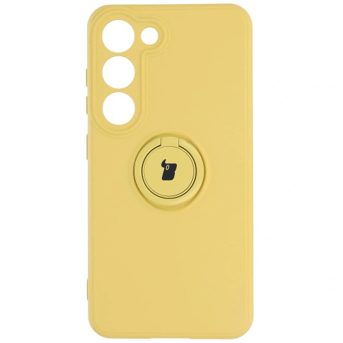 Kup Bizon Case Szilikon Gyűrű Sq do Samsung Galaxy S23 sárga - BIZ7858 - {ean13} - Sklep Home Screen