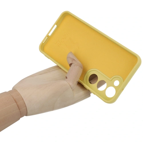 Kup Etui Bizon Case Silicone Ring Sq do Samsung Galaxy S23, żółte - BIZ7858 - {ean13} - Sklep Home Screen