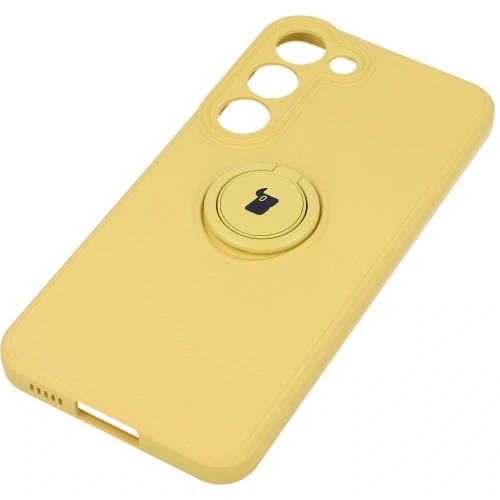 Kup Bizon Case Szilikon Gyűrű Sq do Samsung Galaxy S23 sárga - BIZ7858 - {ean13} - Sklep Home Screen
