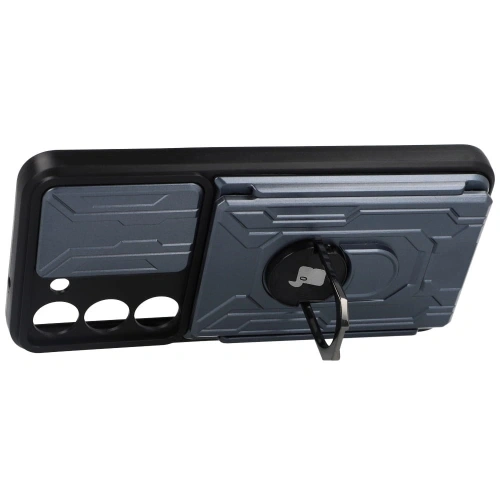 Kup Bizon Case Camshield Kartensteckplatz Ring Samsung Galaxy S23 grau - BIZ7859 - {ean13} - Sklep Home Screen