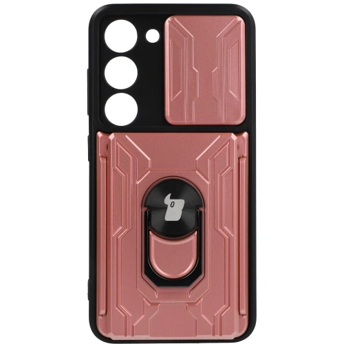 Kup Bizon Case Camshield Kártyahely Gyűrű Samsung Galaxy S23 világos rózsaszín - BIZ7860 - {ean13} - Sklep Home Screen
