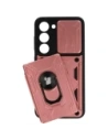 Kup Bizon Case Camshield Kartensteckplatz Ring Samsung Galaxy S23 hellrosa - BIZ7860 - {ean13} - Sklep Home Screen