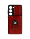 Kup Bizon Case Camshield Kártyahely Gyűrű Samsung Galaxy S23 piros - BIZ7861 - {ean13} - Sklep Home Screen