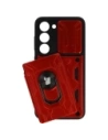 Kup Etui Bizon Case Camshield Card Slot Ring do Samsung Galaxy S23, czerwone - BIZ7861 - {ean13} - Sklep Home Screen