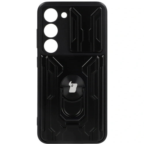 Kup Bizon Case Camshield Kártyahely Gyűrű Samsung Galaxy S23 fekete - BIZ7862 - {ean13} - Sklep Home Screen