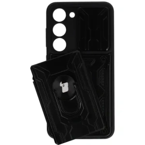 Kup Bizon Case Camshield Kartensteckplatz Ring Samsung Galaxy S23 schwarz - BIZ7862 - {ean13} - Sklep Home Screen
