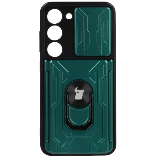 Kup Bizon Case Camshield Kartensteckplatz Ring Samsung Galaxy S23 grün - BIZ7864 - {ean13} - Sklep Home Screen