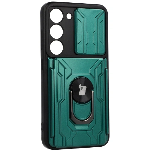 Kup Bizon Case Camshield Kártyahely Gyűrű Samsung Galaxy S23 zöld - BIZ7864 - {ean13} - Sklep Home Screen
