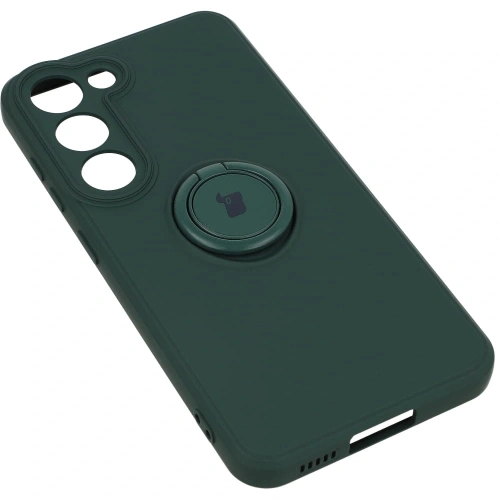 Kup Bizon Case Silikonring Sq für Samsung Galaxy S23 dunkelgrün - BIZ7865 - {ean13} - Sklep Home Screen