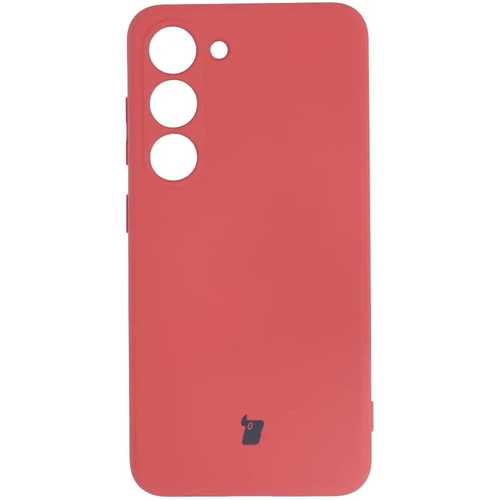 Etui Bizon Case Silicone Sq do Samsung Galaxy S23 brudny róż