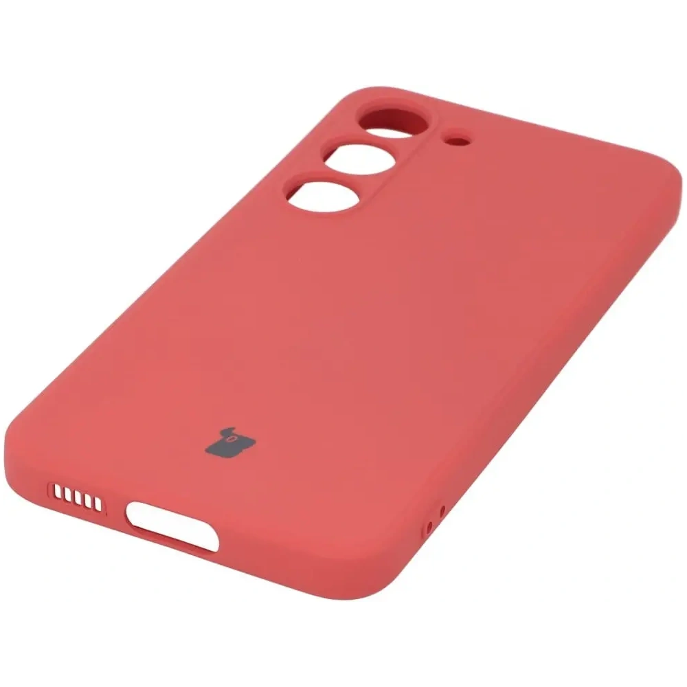 Etui Bizon Case Silicone Sq do Samsung Galaxy S23 brudny róż