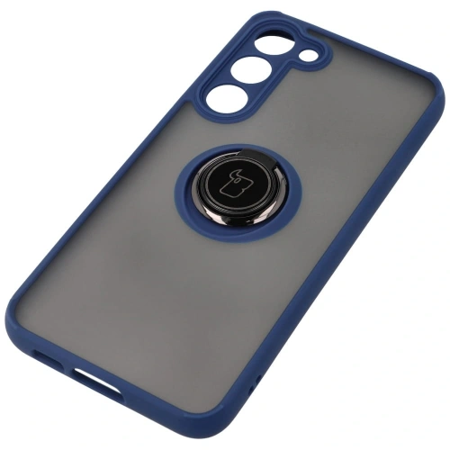 Kup Bizon Case Hybrid Ring Samsung Galaxy S23 Plus fumurie cu un cadru albastru închis - BIZ1712 - {ean13} - Sklep Home Screen