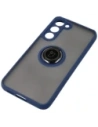 Kup Bizon Case Hybrid Ring Samsung Galaxy S23 Plus fumurie cu un cadru albastru închis - BIZ1712 - {ean13} - Sklep Home Screen