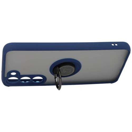Kup Bizon Case Hybrid Ring Samsung Galaxy S23 Plus fumurie cu un cadru albastru închis - BIZ1712 - {ean13} - Sklep Home Screen