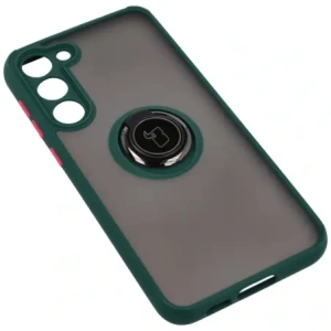 Kup Bizon Case Hybrid Ring Samsung Galaxy S23 Plus fumuriu cu un cadru verde închis - BIZ1714 - {ean13} - Sklep Home Screen