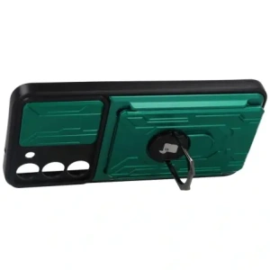 Kup Bizon Case Camshield Card Slot Ring Samsung Galaxy S23 Plus verde - BIZ1717 - {ean13} - Sklep Home Screen