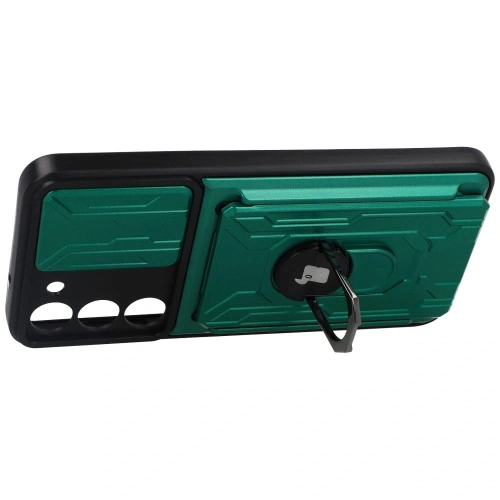Kup Etui Bizon Case Camshield Card Slot Ring do Samsung Galaxy S23 Plus zielone - BIZ1717 - {ean13} - Sklep Home Screen