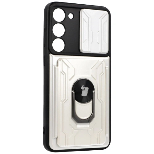 Kup Bizon Case Camshield Kartensteckplatz Ring Samsung Galaxy S23 Plus weiß - BIZ1718 - {ean13} - Sklep Home Screen