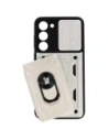 Kup Bizon Case Camshield Kartensteckplatz Ring Samsung Galaxy S23 Plus weiß - BIZ1718 - {ean13} - Sklep Home Screen