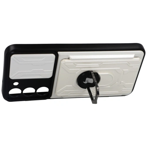 Kup Bizon Case Camshield Kartensteckplatz Ring Samsung Galaxy S23 Plus weiß - BIZ1718 - {ean13} - Sklep Home Screen