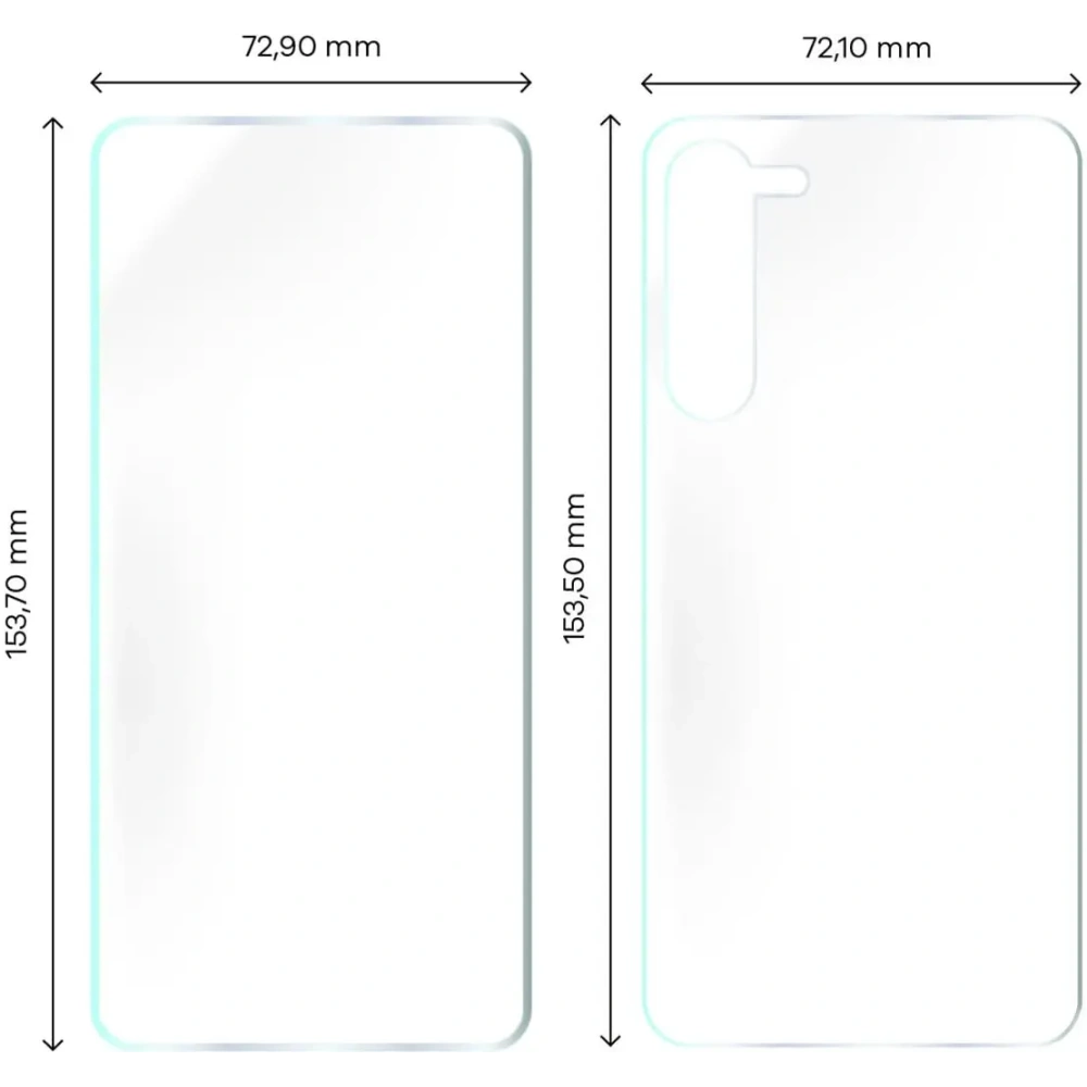 Folia hydrożelowa na tył i przód Bizon Glass Hydrogel Samsung Galaxy S23 Plus