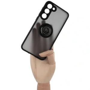 Kup Bizon Case Hybrid Ring Samsung Galaxy S23 Plus fumuriu cu un cadru negru - BIZ1725 - {ean13} - Sklep Home Screen